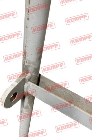 28852 Kempf Leiter EB für Laufsteg, 4 Sprossen, verzinkt